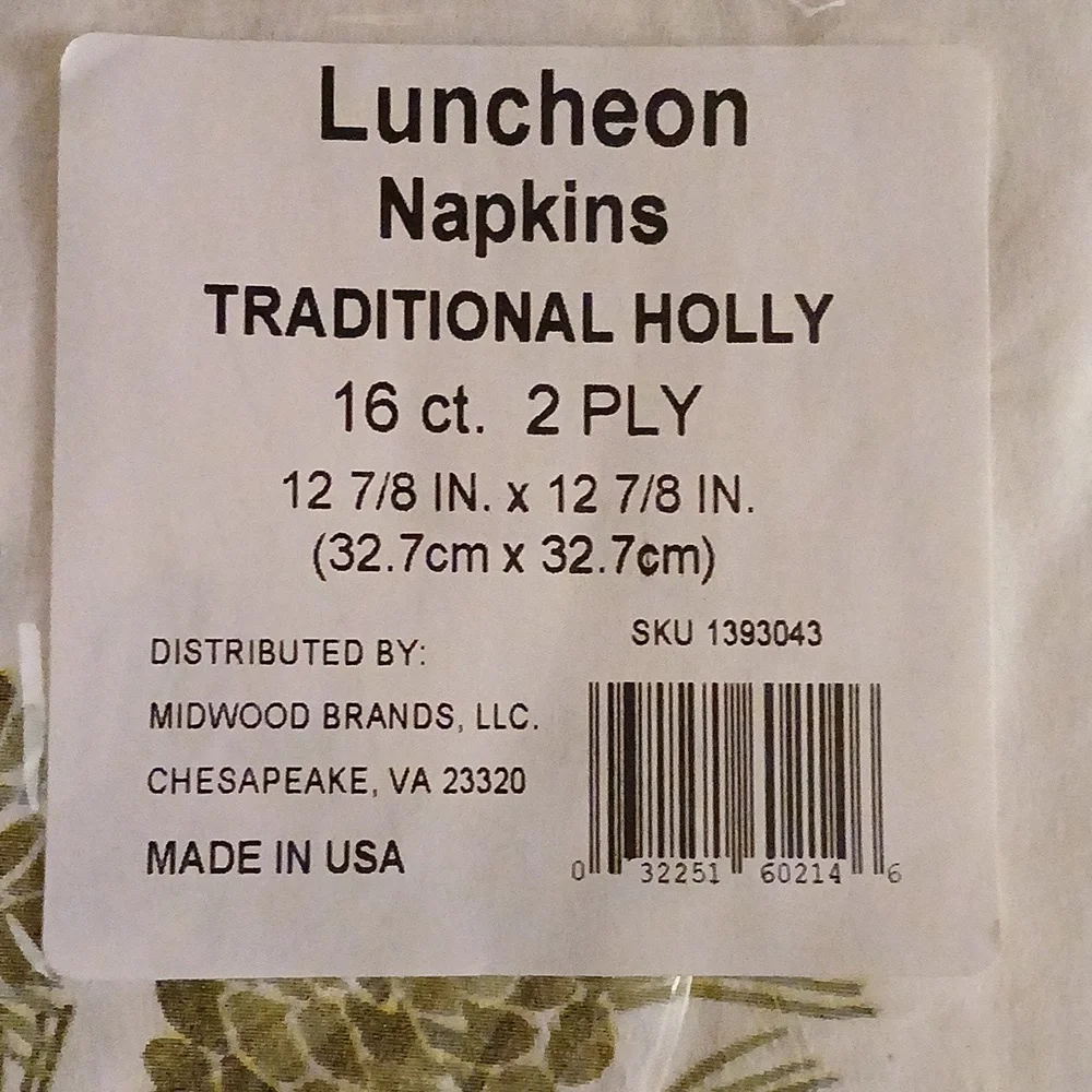 Holiday Napkin Lot
